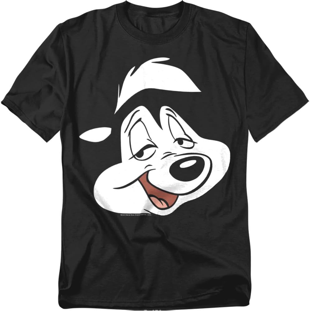 Popfunk Looney Tunes Pepe Face T-Shirt (Black) S