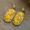 New light luxury natural emperor stone earrings, earrings, light luxury European and American designer jewelry earrings