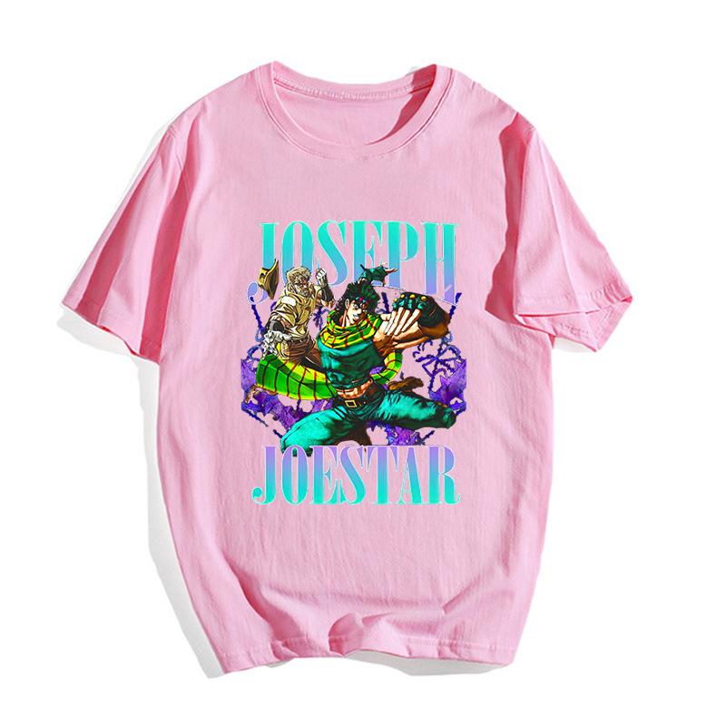 Yoshikage Kira Jojos Bizarre Adventure Anime Trend T-Shirt Baumwolle Grafik-T-Shirt Unisex Unisex Sommer Streetwear