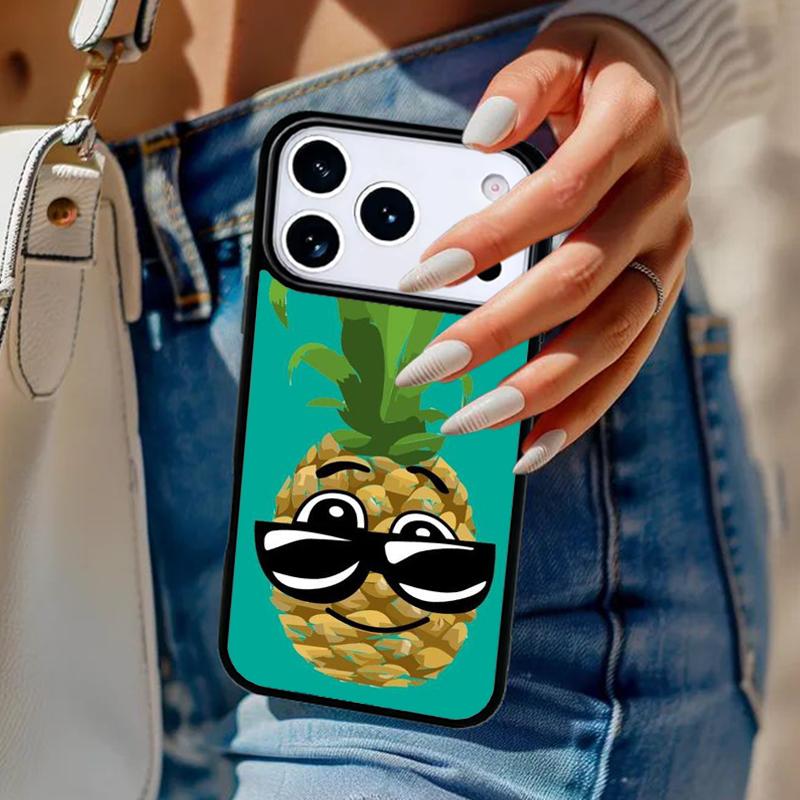 Tropical Pineapple Phone Case For iPhone 17 Air 14 15 13 12 Max Cover For Apple 16e 11 Pro Max Plus Coque