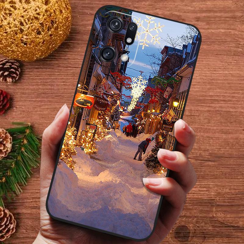 Christmas Painted Cover For Oppo Find X9 X8 Ultra X5 Pro X3 Neo Lite Case Silicone Soft Phone Cover For FindX9 Pro Capa Fundas