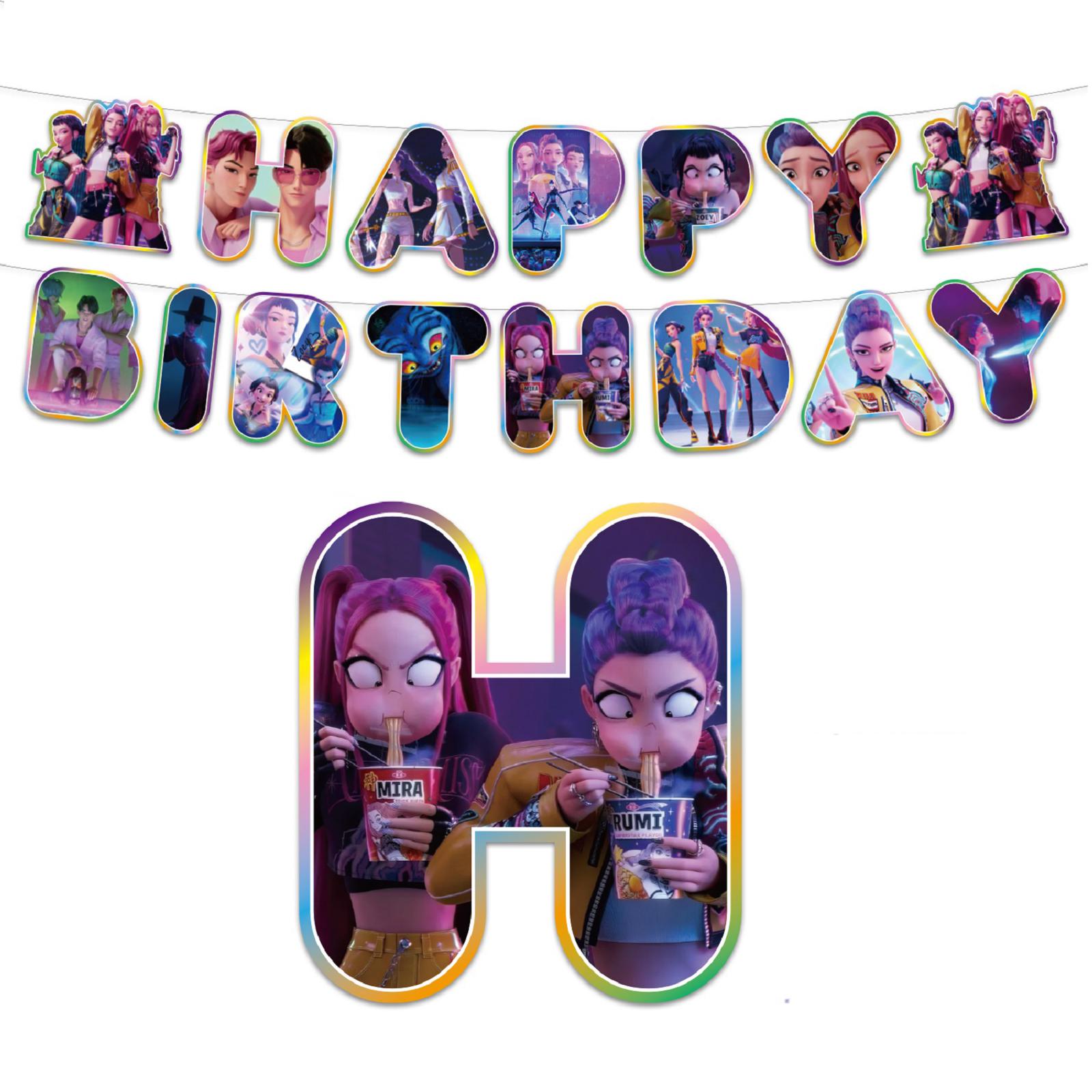 

Охотники на ведьм Тематика дня рождения Украшение для вечеринки Баннер Флажки для торта Воздушные шары - Набор One Size