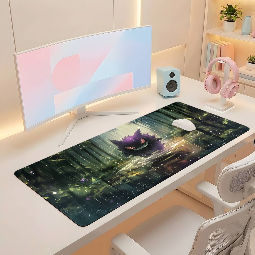 Pokemon Anime Gamer Mouse Pad Large Rubber Anti Slip Keyboard Mousepad HD PC Desk Mat Kawaii Style