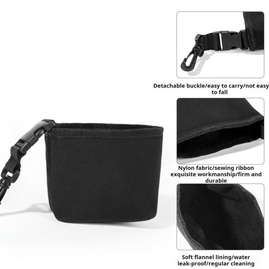 

Yousheng Golf Cleaner Bag Portable Golf Club Washer with Clips Waterproof Lightweight Golf Equipment Cleaner for Golf Enthusiasts чёрный