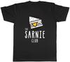 The Sarnie Club Mens T-Shirt Funny Sandwhich Lover Tee Gift