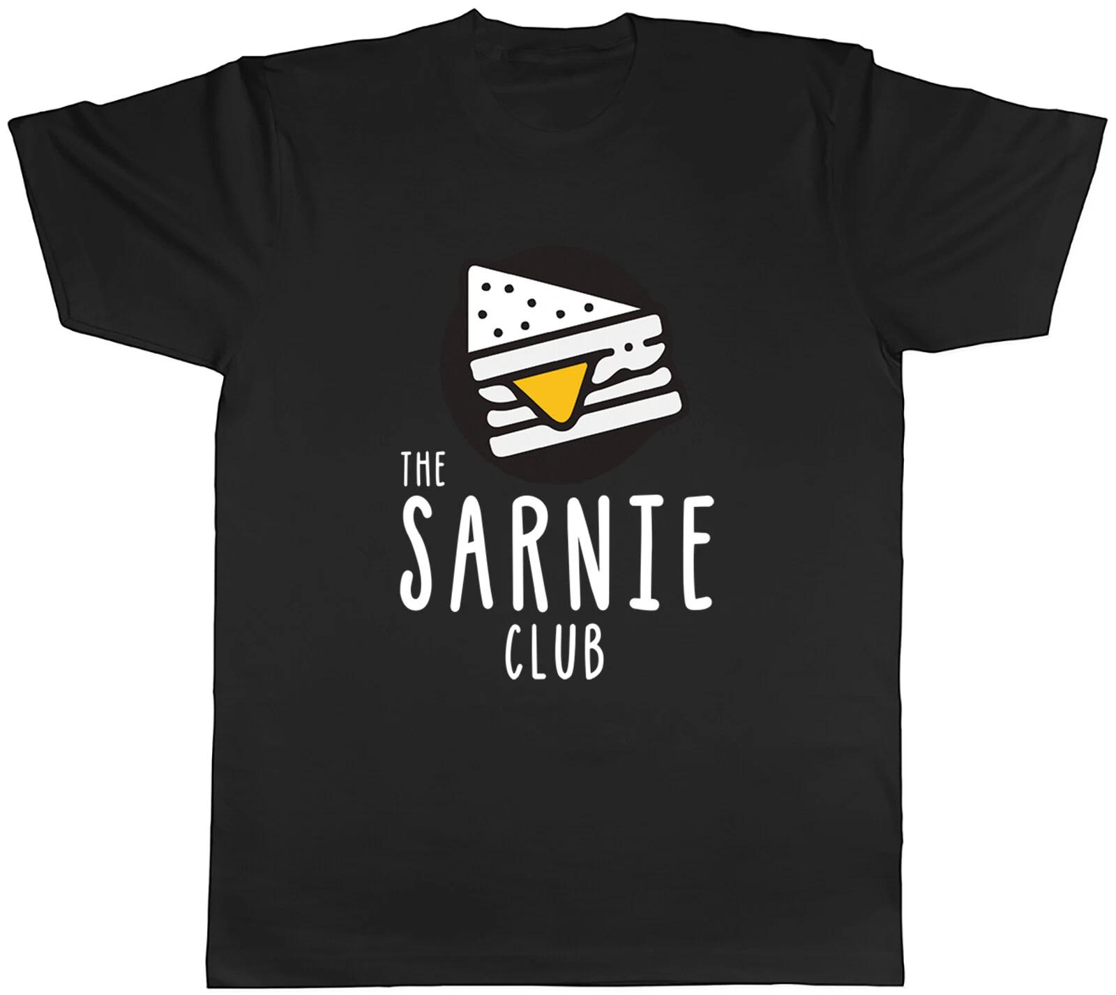 The Sarnie Club Mens T-Shirt Funny Sandwhich Lover Tee Gift M