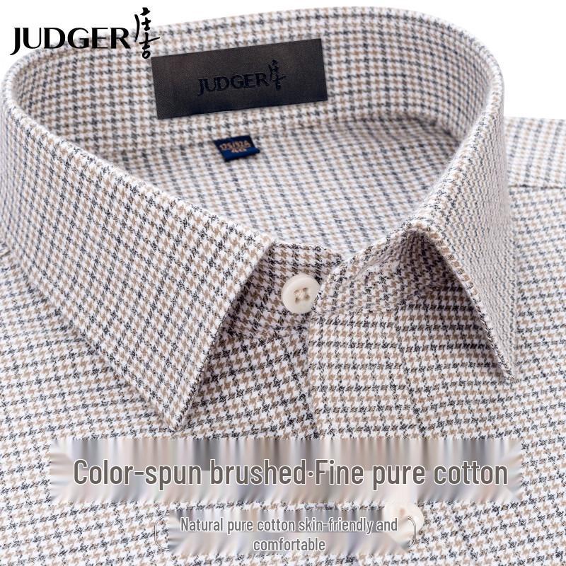 

Men s 100% Cotton Brushed Long-Sleeve Business Casual Shirt 180/100A