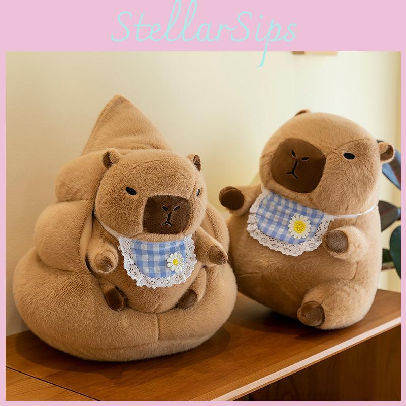 Capybara Plush Toy With Pp Cotton Filling For Kids And Collectors