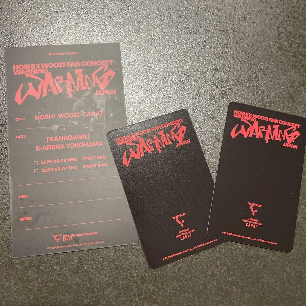 [USED] Seventeen Seventeen FC renewal bonus Hoshiuji