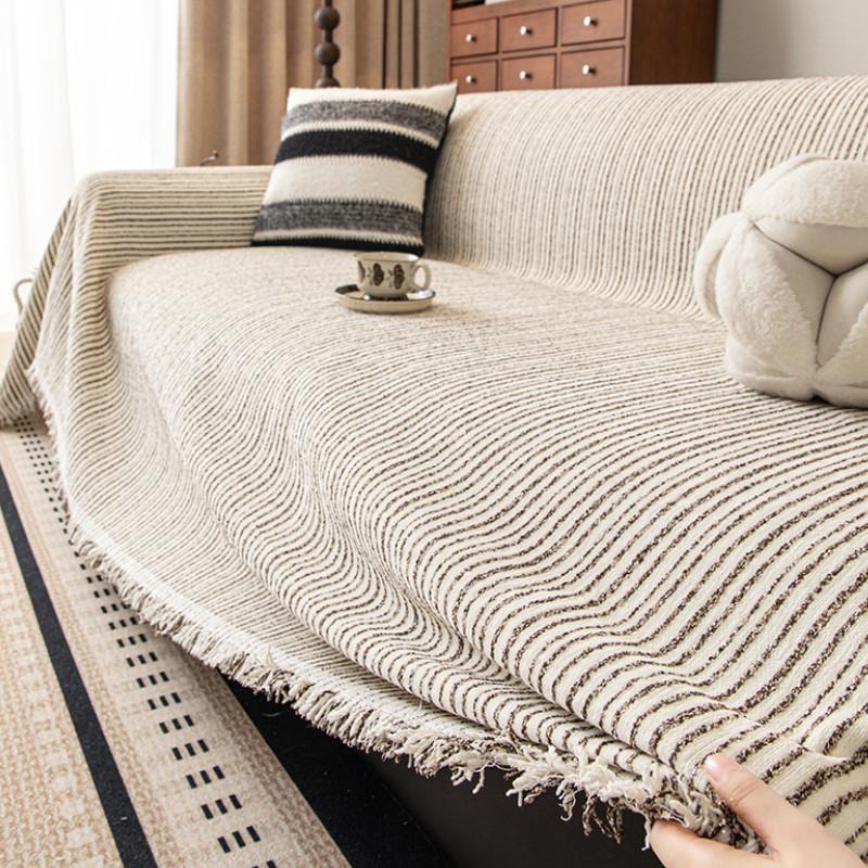 1pcs Minimalist Chenille Sofa Cover Four Seasons Living Room Furniture Protector L Shape Wear-resistant Anti-Slip Couch Cushion