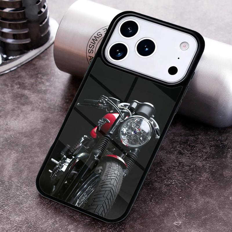 Motor Engine Motorcycle Phone Case for iPhone 17 16 15 Pro Max Air 14 13 12 11 Plus Shockproof Capa Cover