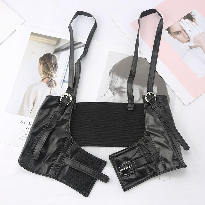 Shoulder Style Punk Strap Cummerbund Womens Waist Cinching Clothing Fashion