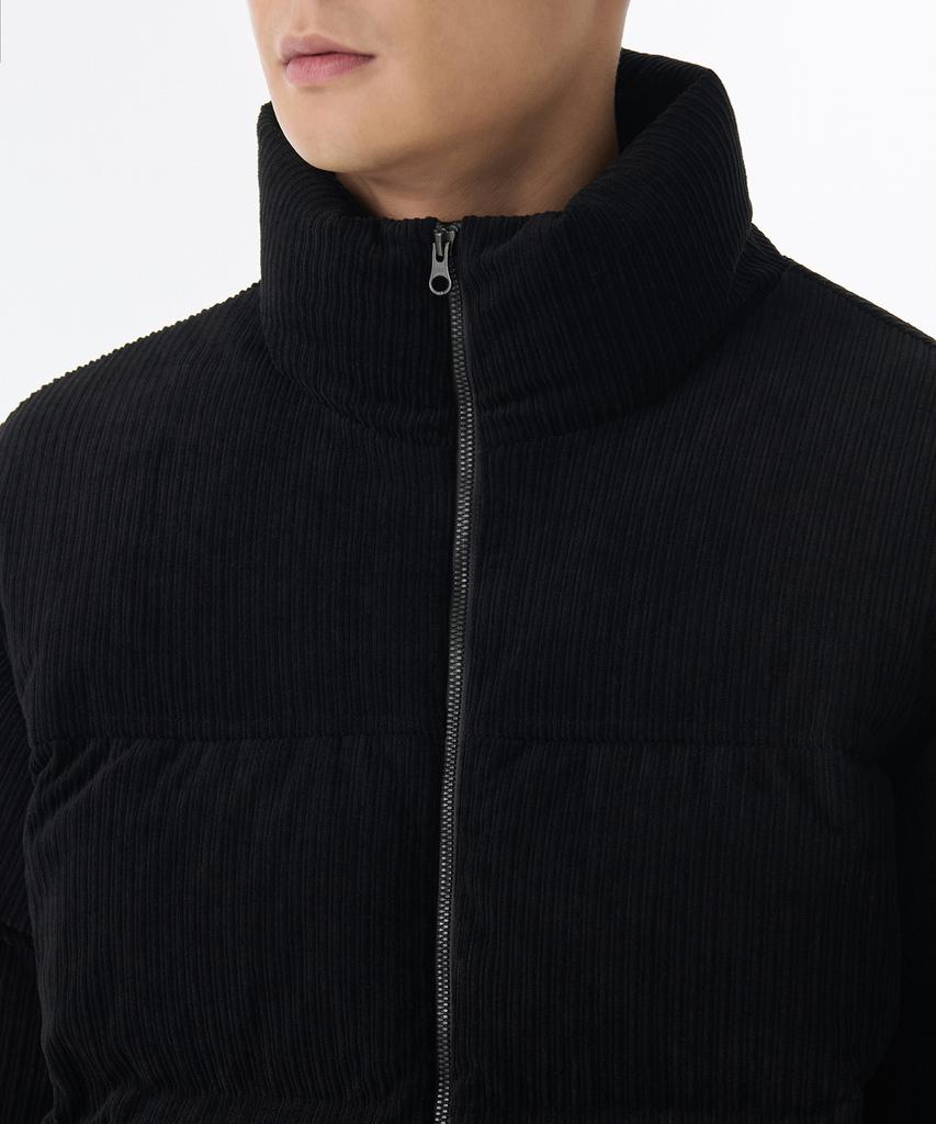 Musinsa Standard Corduroy Down Puffer Short Padded Jacket [Black]