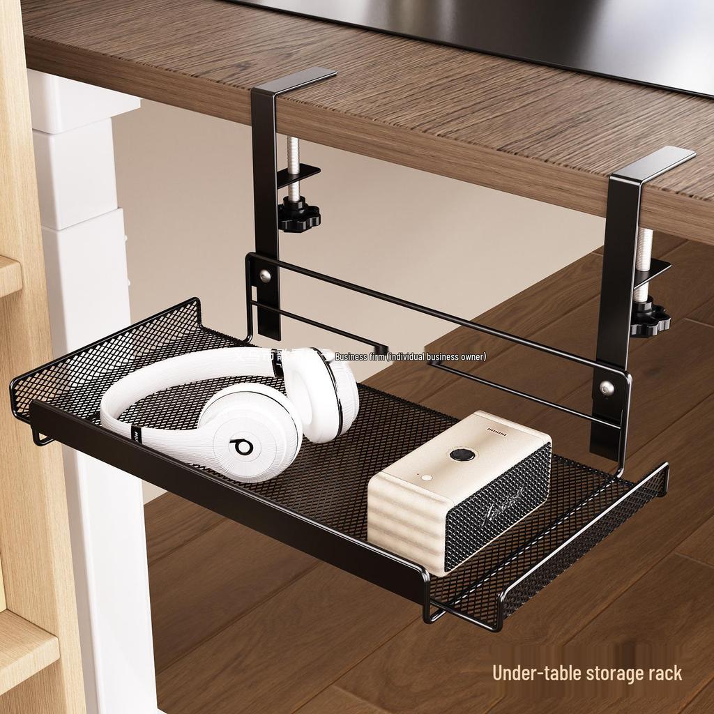 Podstolová organizérka na káble - Bezvŕtací organizér drôtov pre počítačové stoly