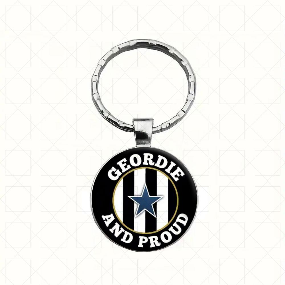 

1PC For Geordie And Proud GP Keychain Durable DIY Car Keyring Accessories, Creative Pendant for Men & Women Gifts
