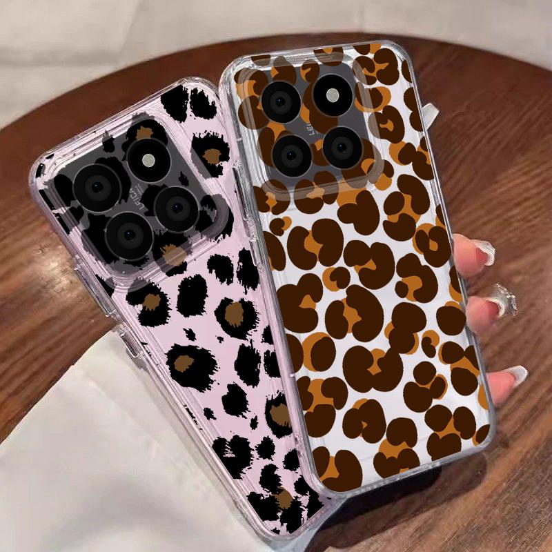 Leopard Print Phone Case For Xiaomi Redmi Note 15 Pro 4G Funda Redmi Note 14 13 Pro 5G Clear TPU Silicone Soft Cover