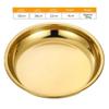 Easy Clean Stainless Steel Dining Dish Stainless Steel Outdoor Camping Tray  BBQ