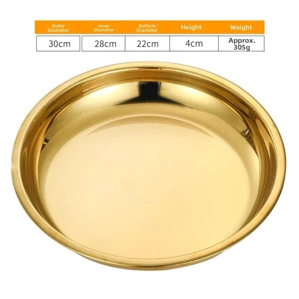 Easy Clean Stainless Steel Dining Dish Stainless Steel Outdoor Camping Tray BBQ