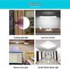 Magnetic Acrylic Lamp with Adhesive Iron Sheet for Wardrobe, Sensor Night Light, Desktop, and Wall Bracket