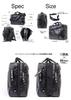 Morino Canvas x SEAL Waterproof 3WAY Business Bag Expanding Capacity Business Backpack Maritime Force Recruitment Made in Japan Men's Self-Defense
