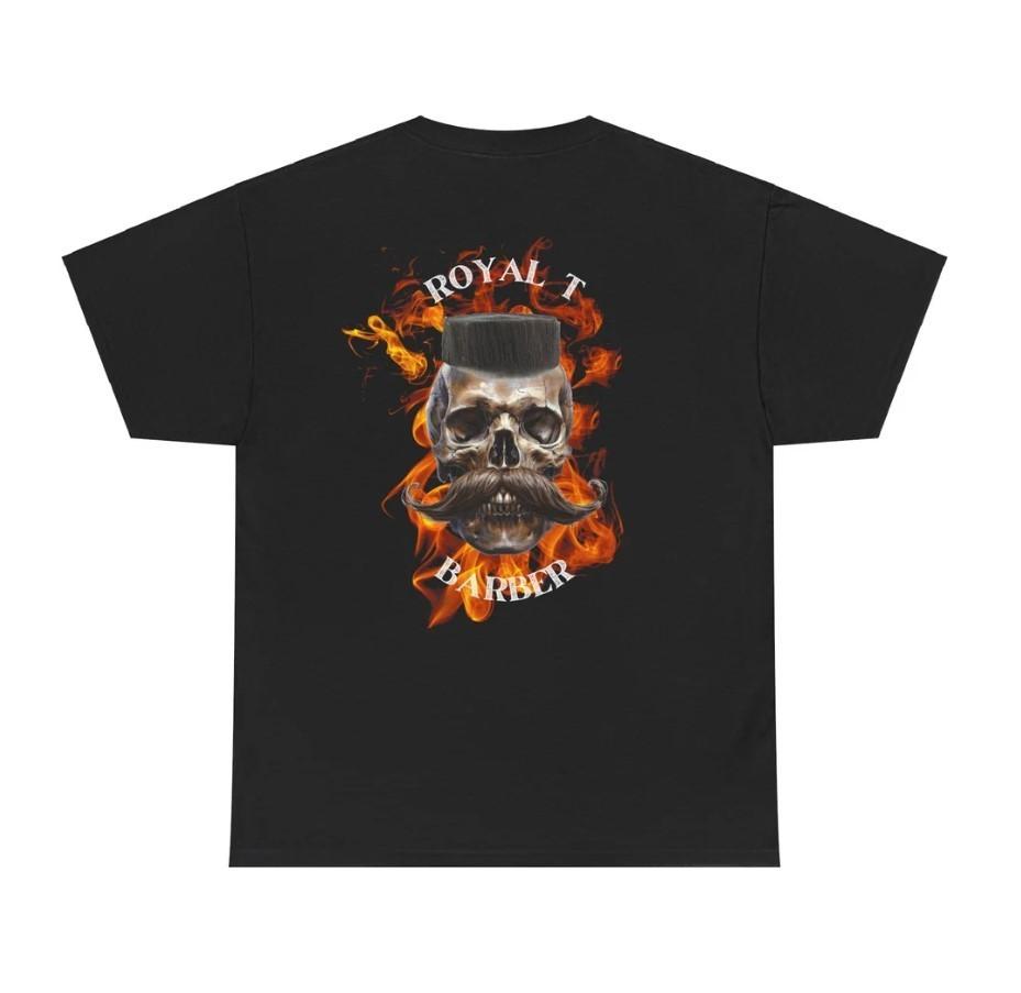 Royal T Barber Skull Shirt S разноцветный