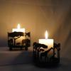 Unique Metal Candle Holder, Creative Forest Theme Ornaments for Living Room