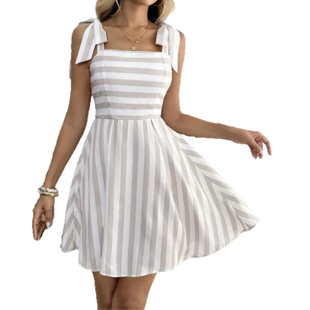 New European and American Express suspender skirt, fashionable temperament commuter vacation dress