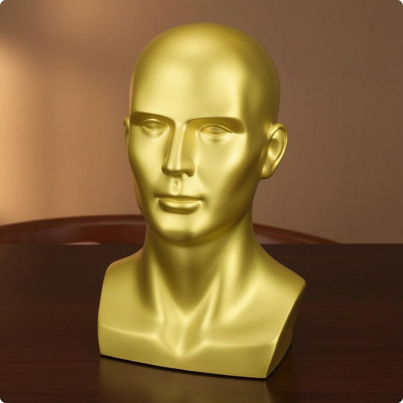 Male Mannequin Head with Shoulders Realistic
