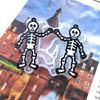 Human Skeleton Earrings Silicone Mold Crystal Epoxy Decorative Pendants Mold