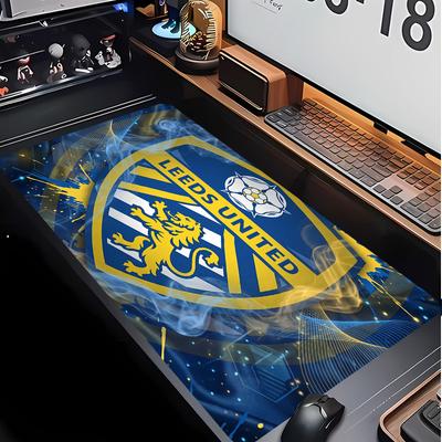 Leeds United Fußball Druck Mauspads Nicht?Rutschfeste Gummi-Schreibtischmatte Wasserdichtes Gaming-Mauspad Für Laptop Büro-Schreibtisch