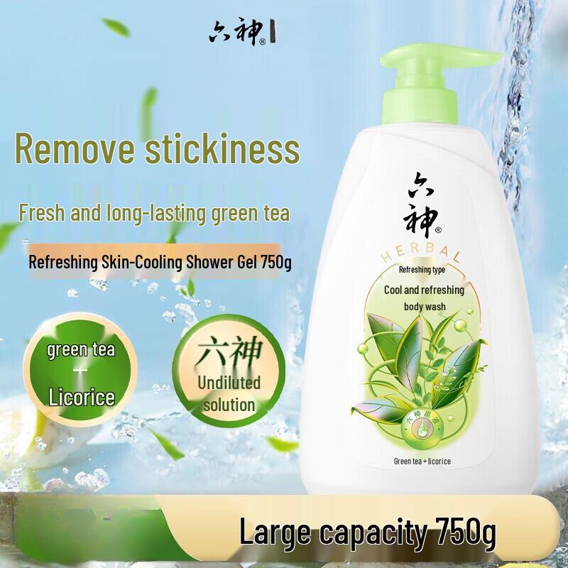 

Liùshén Green Tea & Licorice Cooling Body Wash, 750g