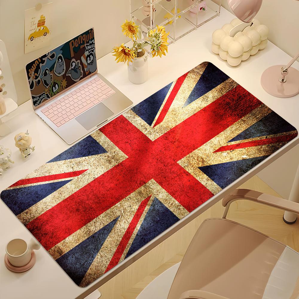 UUK EEngland Flag Union JJack Mouse Pad Desk Mat Large Nonslip Antifray Keyboard Ergonomic Office Rubber PC Home Custom