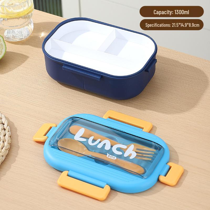 304 Stainless Steel Bento Box with Water Cup & Cutlery Set for Students & Office Workers