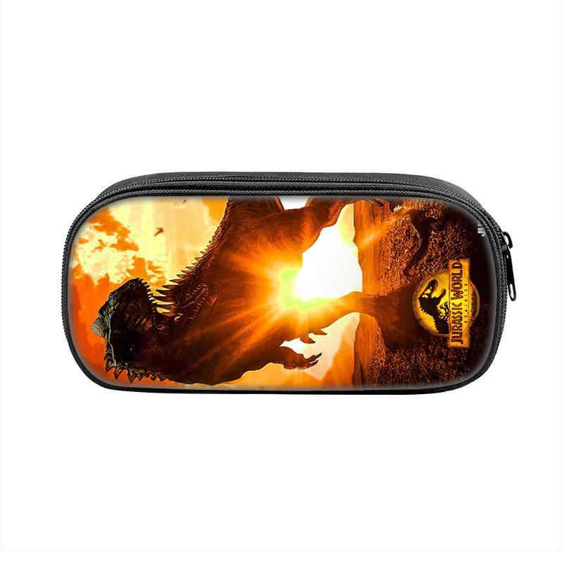 Jurassic World 3 Pencil Case With Nylon Material For Students And Kids