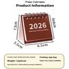 2025-2026 Mini Simple Calendar Small Desk Calendar Creative Coil Calendar Planner Desktop Decoration Office Stationery