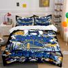 Golden State Warriors Bedding Bedding Duvet Cover Set Duvet Cover Pillowcases Home Decor (1 * Duvet Cover 2 * Pillowcases, Without Duvet Insert)