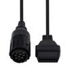 Akozon ICOM-D Motorrad Motorrad 10 Pin auf 16 Pin OBD2 Adapter Stecker Diagnosekabel