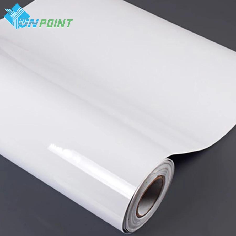 High Glossy White Matte Self-Adhesive Wallpaper DIY Decorative Film for Kitchen Cabinet Furniture Renovation Waterproof Stickers