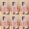 Fashion Pink Letters Casing For Infinix Note 50 40 30 Pro 50X 50S 40X Phone Case Minimalist Style Soft Silicone Durable Shell For Infinix Back Covers