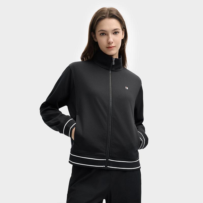 New FILA Jacket Women's Jet Black BK F11W528507FBK