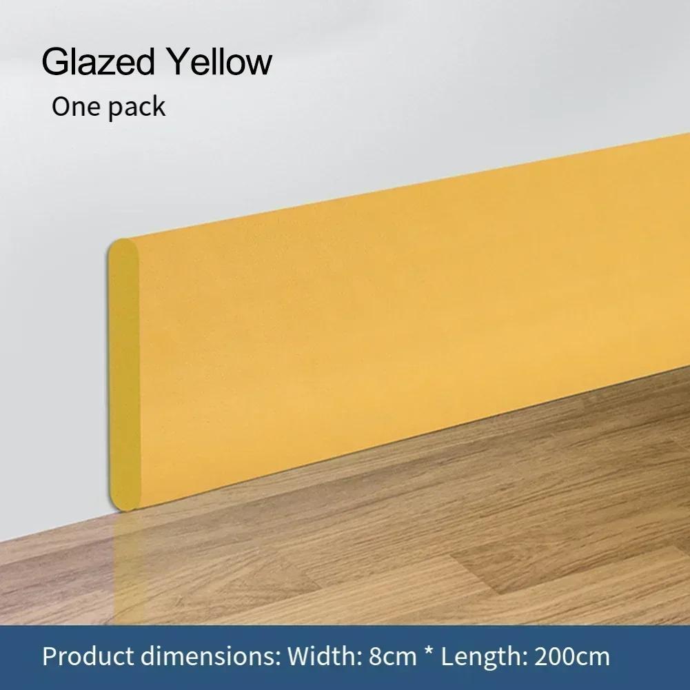 

Unique Wall Stickers For Living Room Baseboard Wall Stickers Decorative Corner Line Custom Cutting Excellent Recovery жовтий