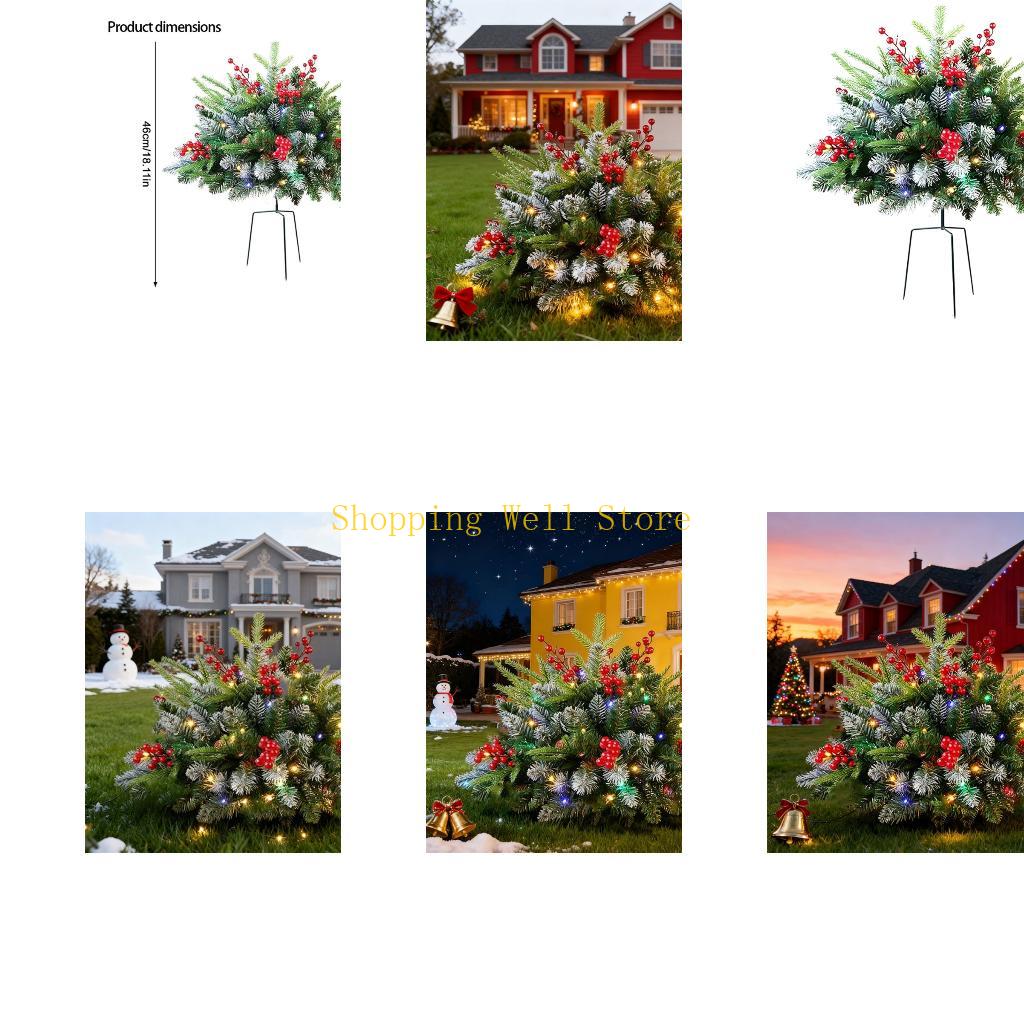 KX4B Environmental Friendly Holiday Highlight Brighten Christmas Tree Secure Base Installation China Mainland