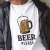 Sip Happens Beer Lover Tee: Funny Unisex Cotton Graphic T-Shirt and Kids Tshirt