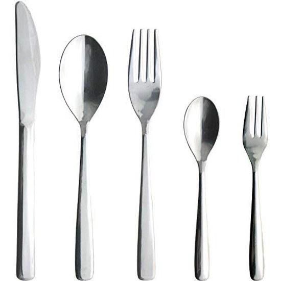 Nagao Slim Dinner Cutlery Set 5 Pieces Stainless Steel Made Japan