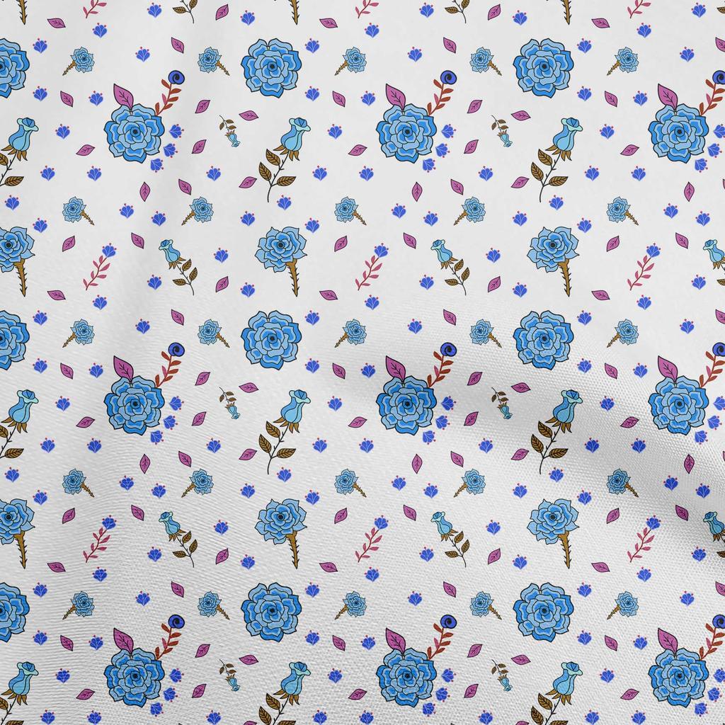 oneOone Cotton Flex Black Fabric Asian Retro Floral Craft Projects Decor Fabric Printed By The Yard 40 Inch