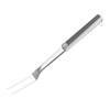 Stainless Steel Grilling Fork Long Reach Ergonomic Handle Outdoor Cooking BBQ Tool Heavy Duty Rust Resistant Easy Storage