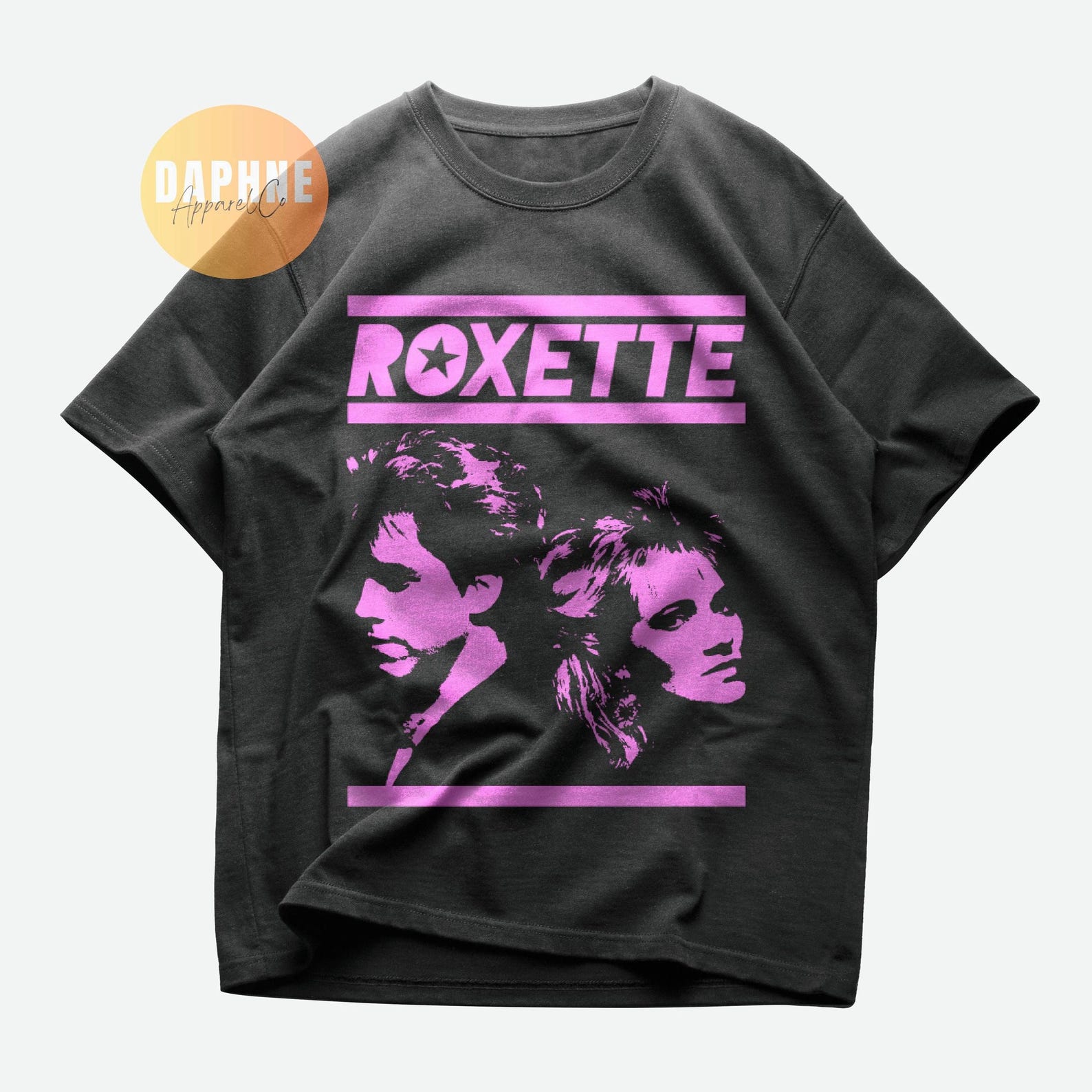 Roxette Unisex Shirt | Marie Fredriksson Per Gessle Joyride 100% Cotton Tee 4XL