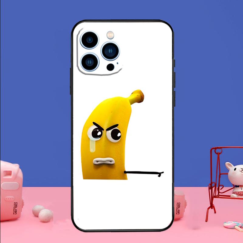 Cartoon Cute Fruit Yellow Banana Phone Case For iPhone 16 15 14 13 12 11 17 Pro Max Plus 12 13 mini 16e 17 Air Bumper Cover