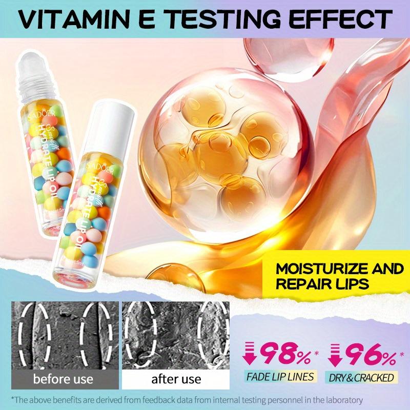 Moisturizing and Repairing Lip Oil Lipstick Deeply Nourishes The Lip Skin, Improves Lip Dryness, Making The Lips More Moisturized.