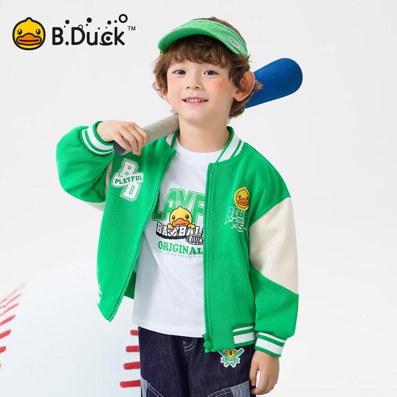 Детская мультяшная бейсбольная куртка B.Duck для мальчиков 105CM зелёный